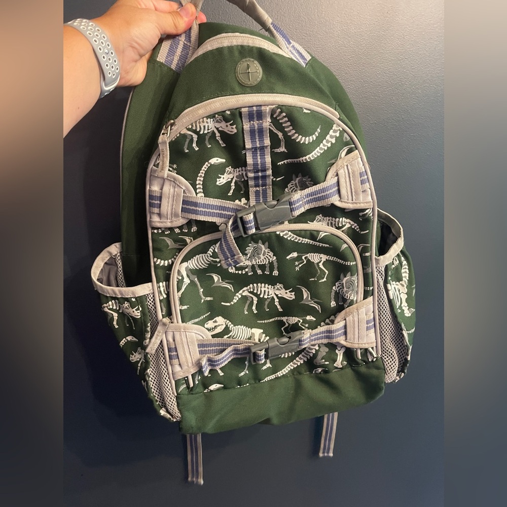 Green Glow-in-the-Dark Dinos, Mackenzie Large Backpack Pottery Barn